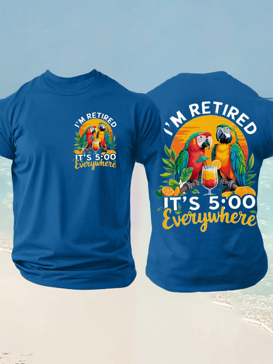 Men's imitation cotton short-sleeved T-shirt