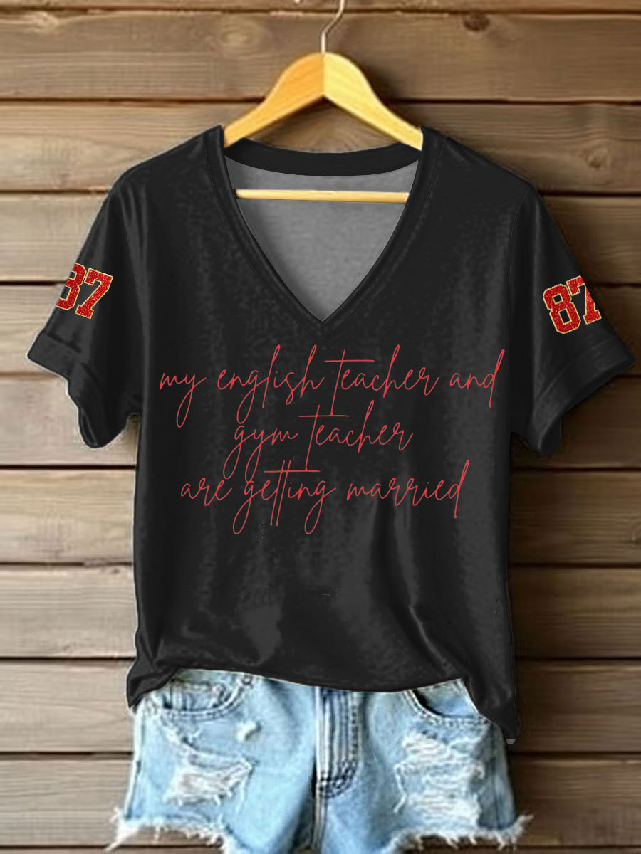 Women's Engagement short-sleeved T-shirt