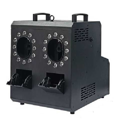 Professional Automatic Black Smoke Bubble 2000w Fog Bubble Machine Wedding Party Stage DJ Club Dual-Head Smoke Bubble Machine