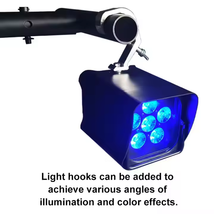 Battery-Powered 6in1 LED Par Light 6X18W RGBWA UV Wireless DMX Control DJ Stage Lighting