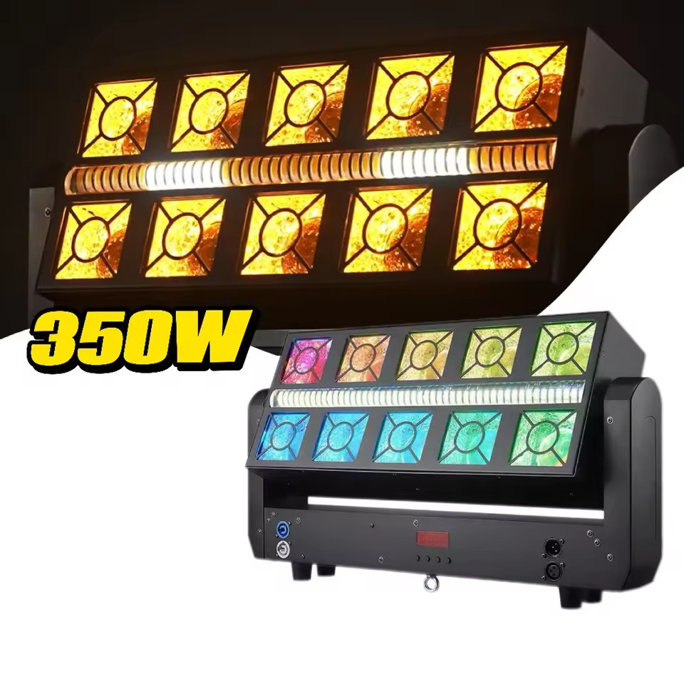 New 10*25W RGBW 4in1 LED Beam Strobe Moving Bar Stage Strobe Light for Stage Event Club Project