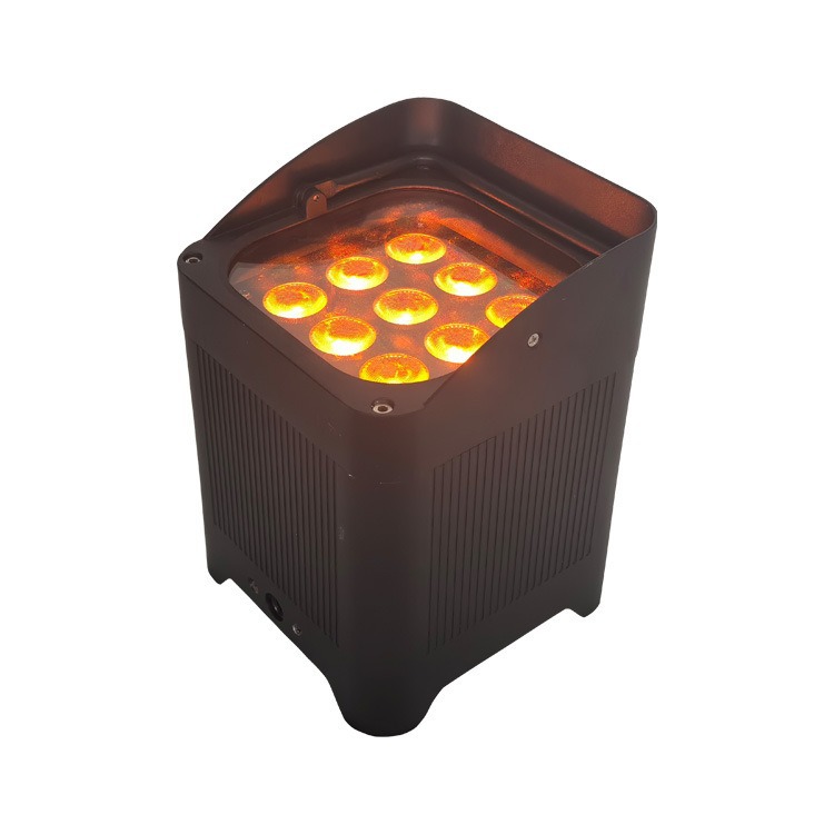 Super Hot Waterproof 9x18w Rgbwa Uv 6in1 Battery Powered Wifi App Remote DMX Wireless LED Uplight for Outdoor Wedding Events