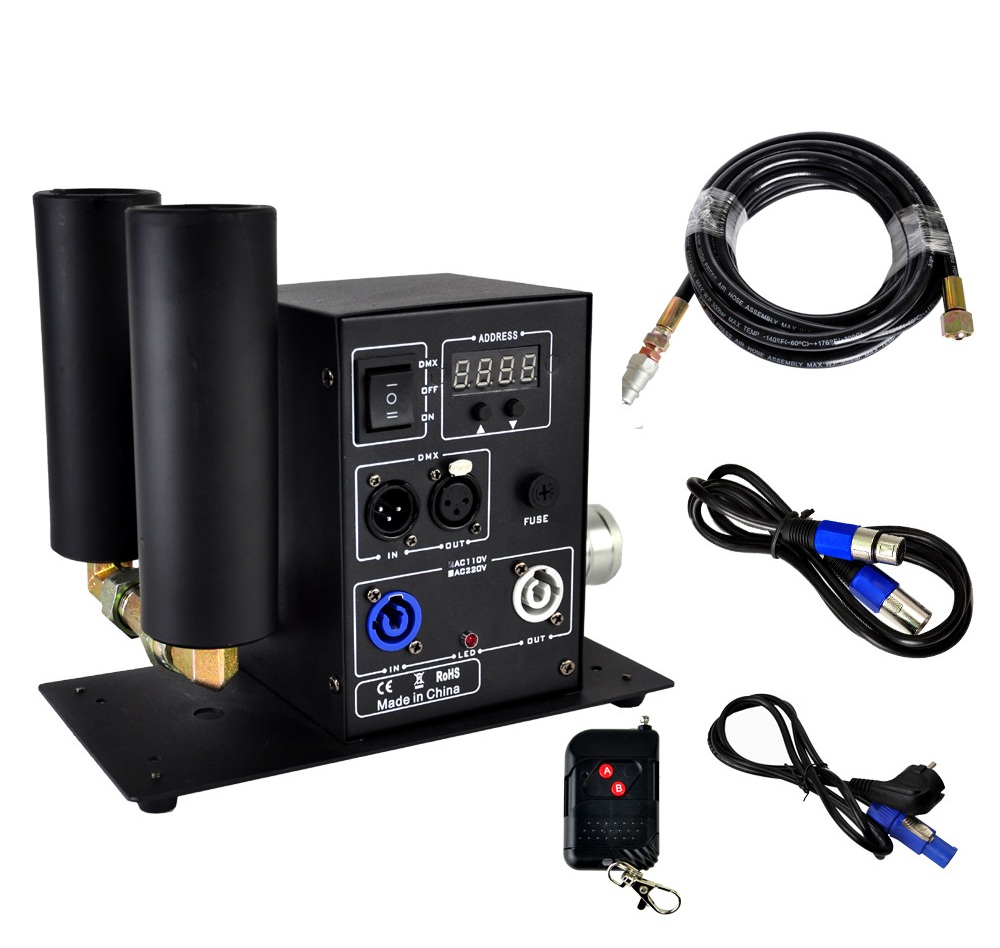 Hot Selling DMX Dual Pipe CO2 Jet Disco Bar Stage Effect SFX Gas Column Machine for DJ Stage Events
