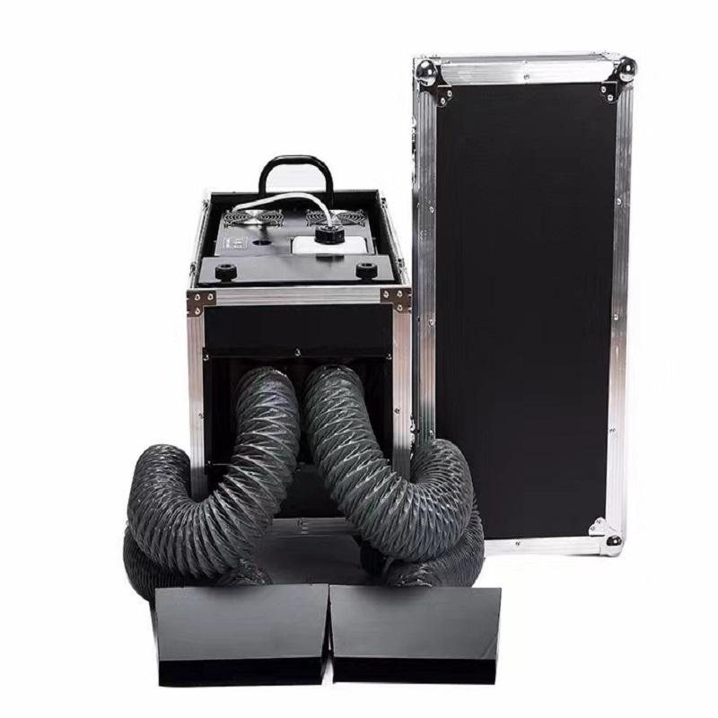 3000W Water Mist Machine Stage Smoke Low Lying Machine Water Base Dual Output Ground Smoke Machine Heavy Smoke Special Effects for DJ Event