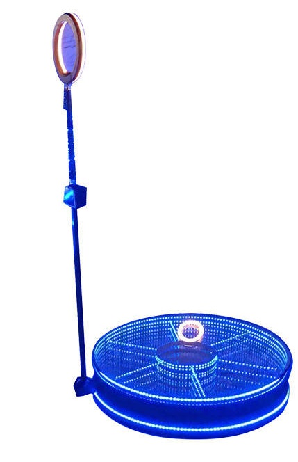 360 Degree Photo Booth Machine Automatic Slow Motion Rotating Video Camera for Wedding Parties Check Remote Software APP