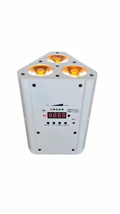 3x18w Wireless RGBWA+UV 6in1 LED Dj Parcan Uplight for Wedding Club
