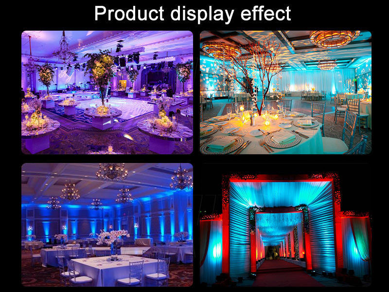 Super Hot Waterproof 9x18w Rgbwa Uv 6in1 Battery Powered Wifi App Remote DMX Wireless LED Uplight for Outdoor Wedding Events