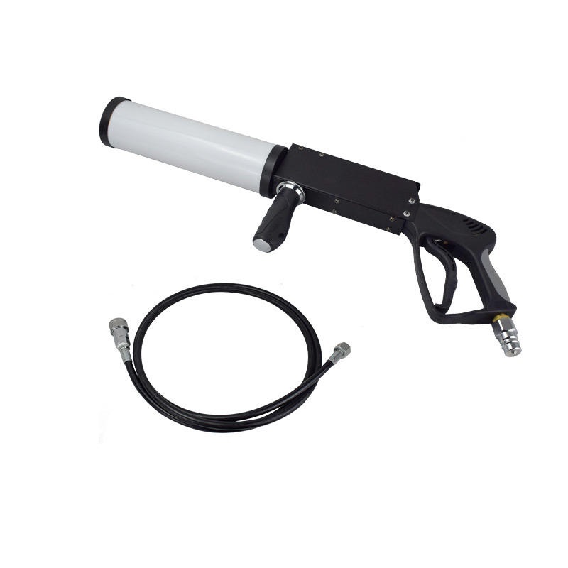 DJ Equipment DMX Co2 Jet Spray Machine RGB LED Co2 Smoke Fog DJ Gun for Wedding Disco Nightclub Party