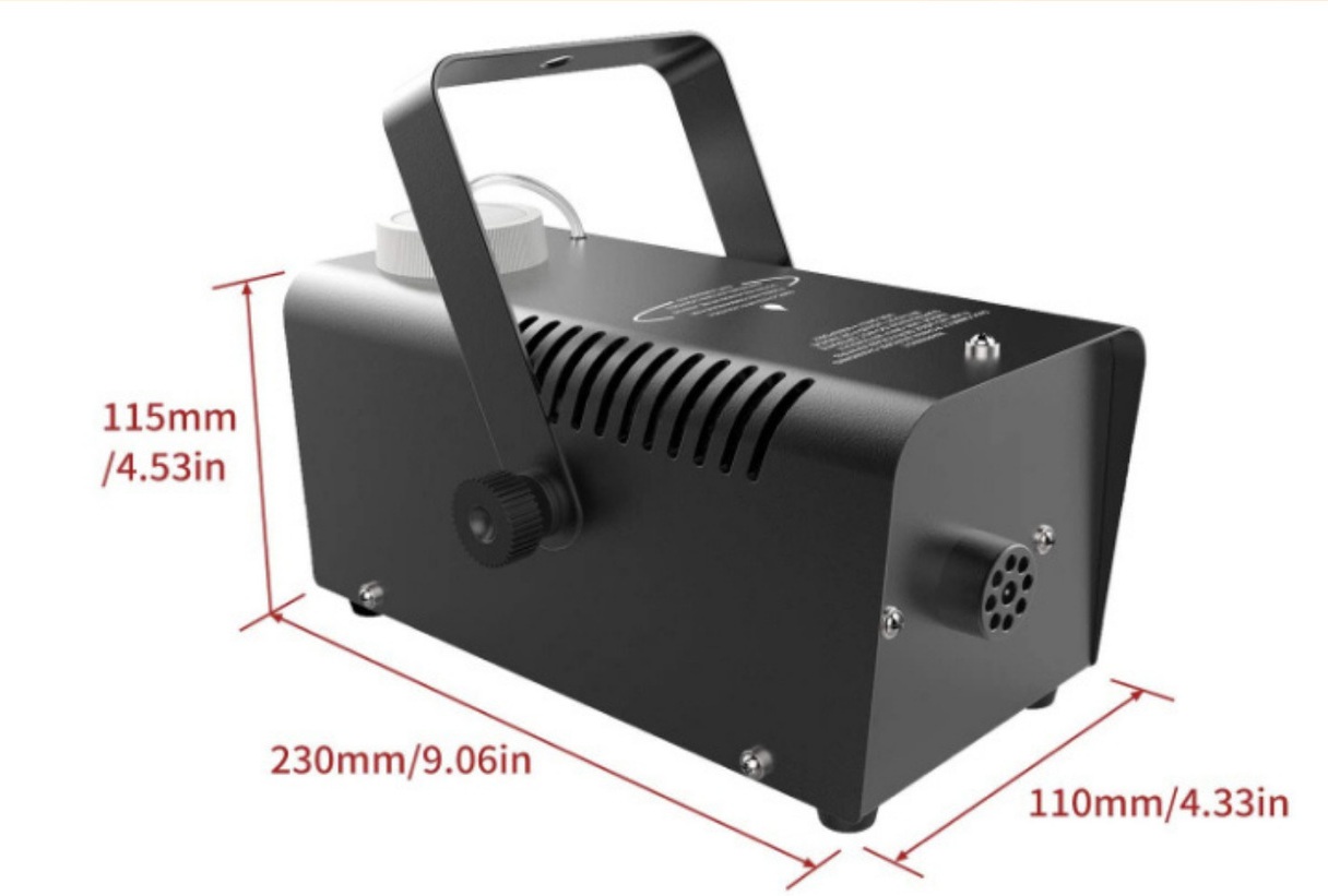 Factory Source 400W smoke machine small portable fog machine without lamp wedding stage remote control smoke sprayer 