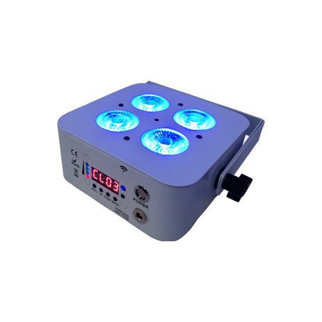 Wireless DMX up Lights 4x18w LED Battery Powered Uplight for Wedding Party Club Lighting Stage Light