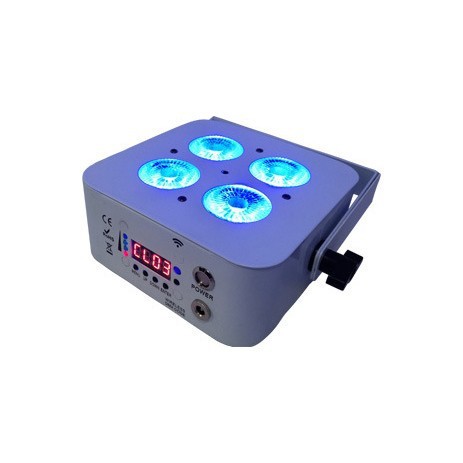 Wireless DMX up Lights 4x18w LED Battery Powered Uplight for Wedding Party Club Lighting Stage Light