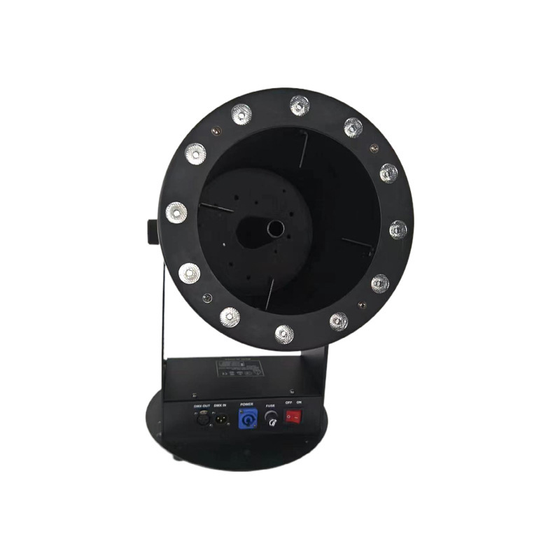 LED Electric Paper Machine Bar Spray Machine DMX512 Performance Stage Atmosphere Rainbow Machine Special Effects 