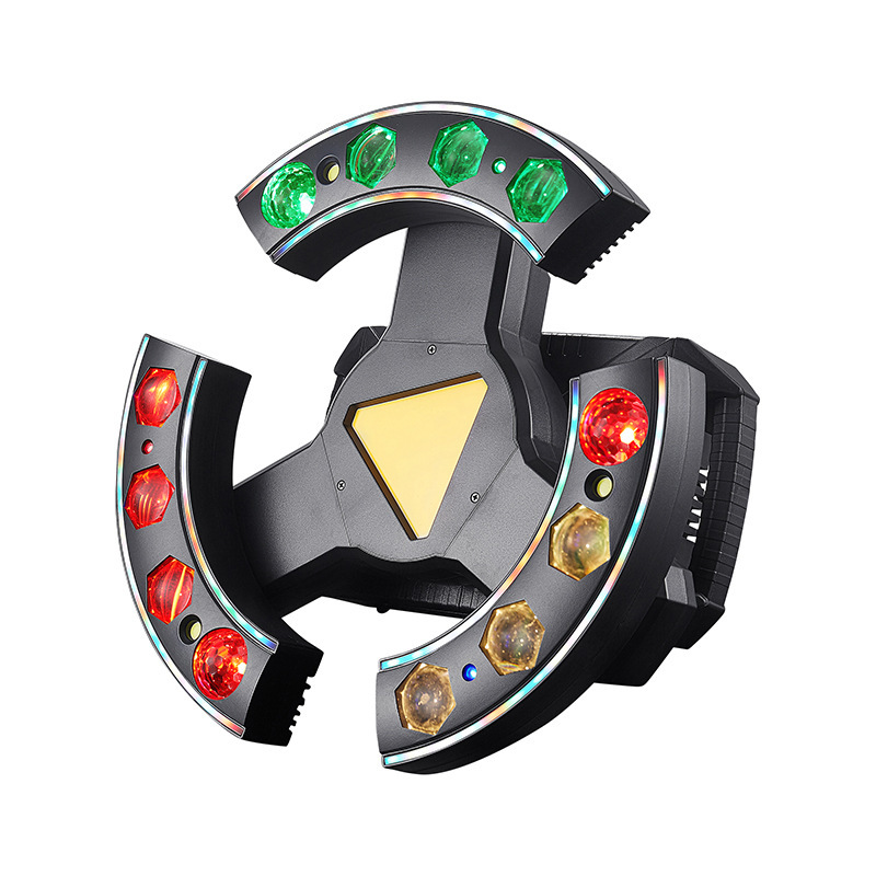 New Hot Twelve Rotating Rings Infinite Beam RGBW LED Stage Moving Head Light DMX512 Control Battery Theme Parks