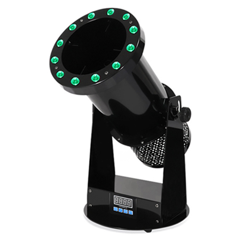 LED Electric Paper Machine Bar Spray Machine DMX512 Performance Stage Atmosphere Rainbow Machine Special Effects 