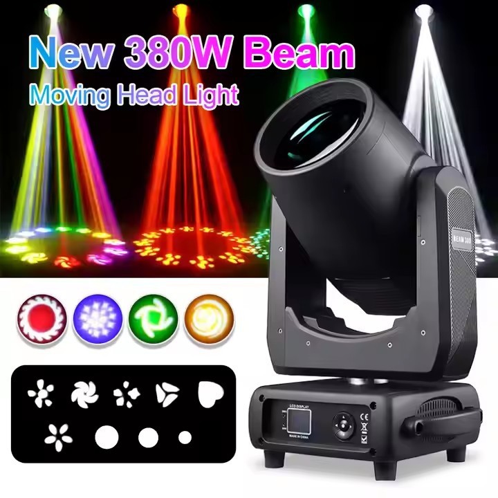 380W Beam Moving Head Light Prism King Beam Light 380W Moving Head Pattern Light Electric Syllable Performance Stage Light