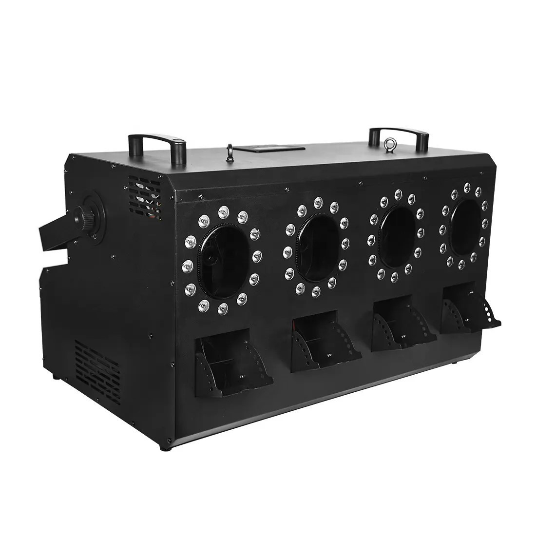 3000W LED Four Hole Smoke Bubble Maker DMX Stage Show Wedding Smoke Bubble Machine