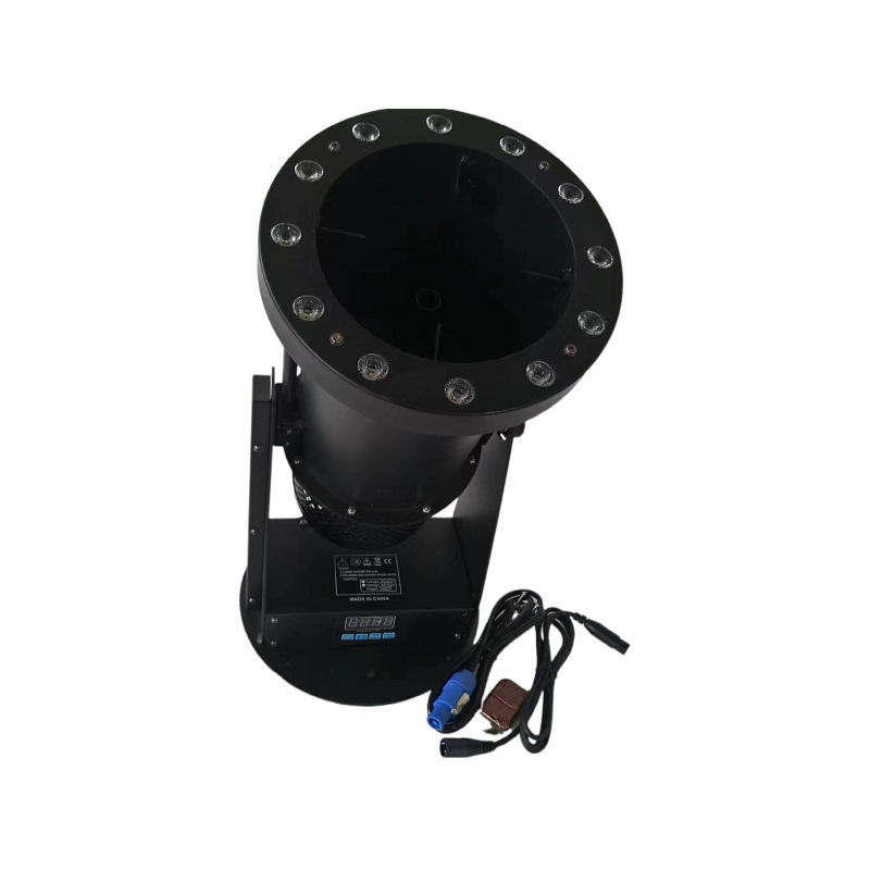 LED Electric Paper Machine Bar Spray Machine DMX512 Performance Stage Atmosphere Rainbow Machine Special Effects 