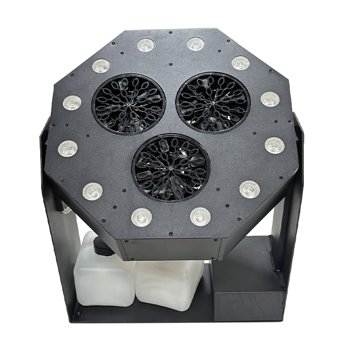 New Outdoor Party Wedding Magic Bubble Machine with 12 LEDs Dmx Stage Effects