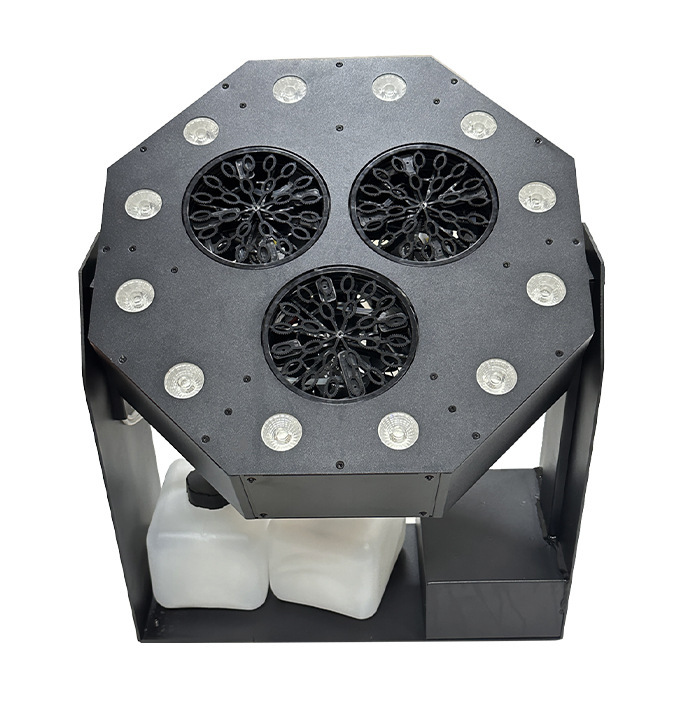 New Outdoor Party Wedding Magic Bubble Machine with 12 LEDs Dmx Stage Effects