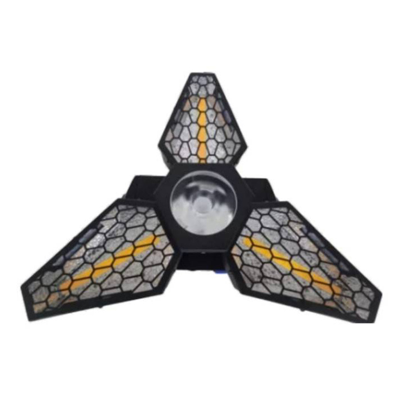 New LED DMX512 Colorful Leaf Vintage Lights Dimmable Infinite Rotating Wash Retro Light with Auxiliary Lighting 