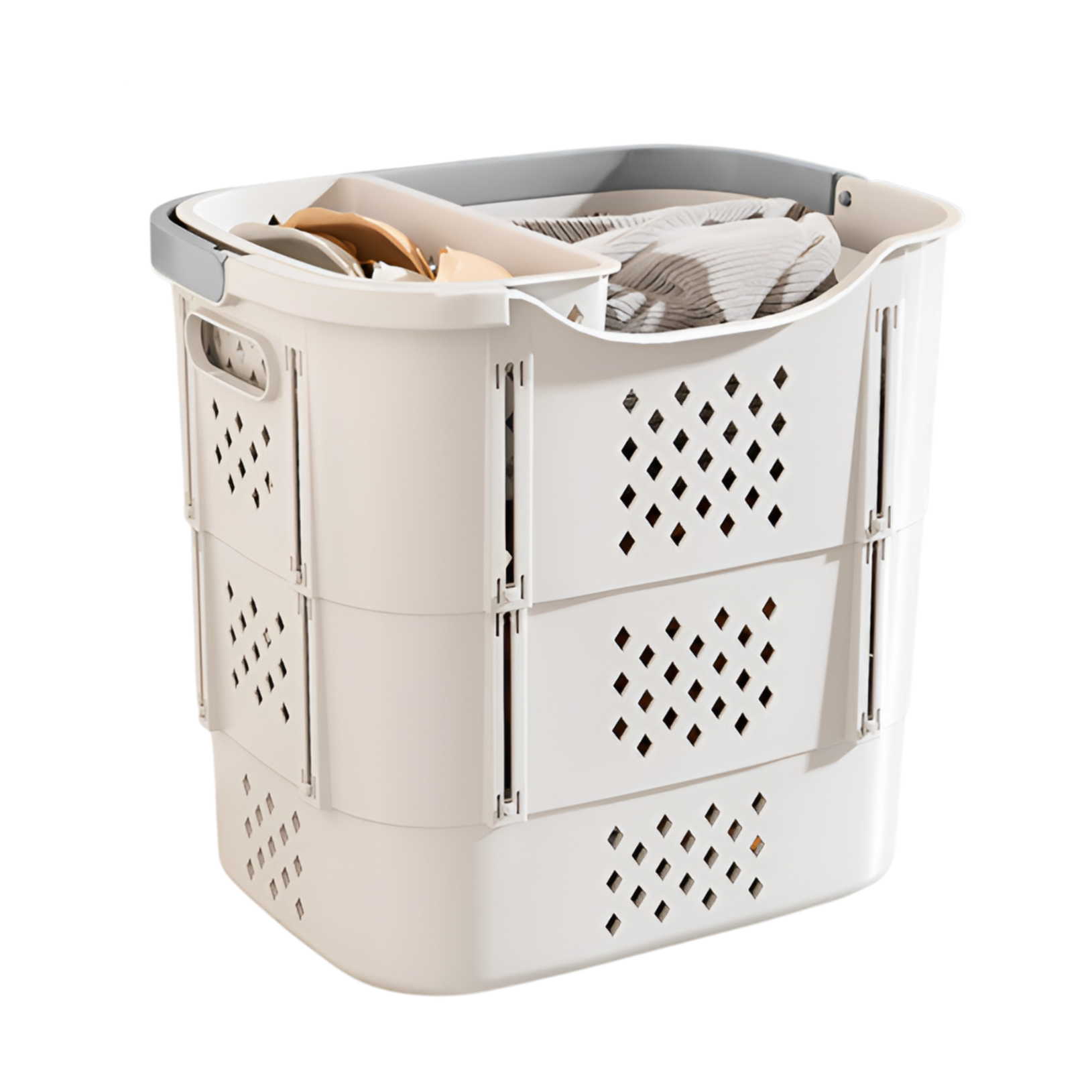 Multilayer largecapacity clothing storage basket