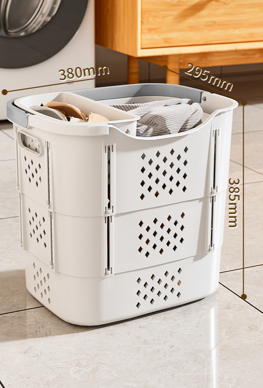 Multilayer largecapacity clothing storage basket