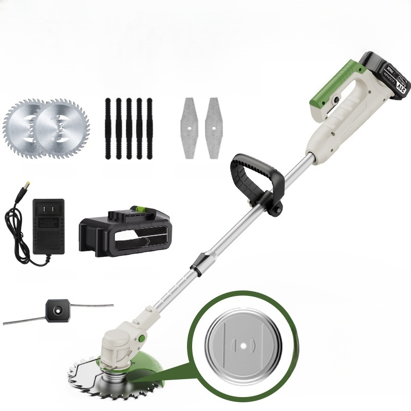 Small home rechargeable lithium mower handheld lawn mower trimming garden weed whacker