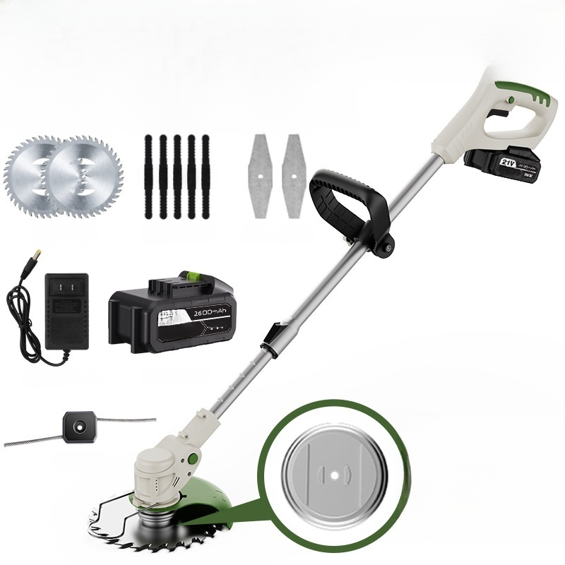 Small home rechargeable lithium mower handheld lawn mower trimming garden weed whacker