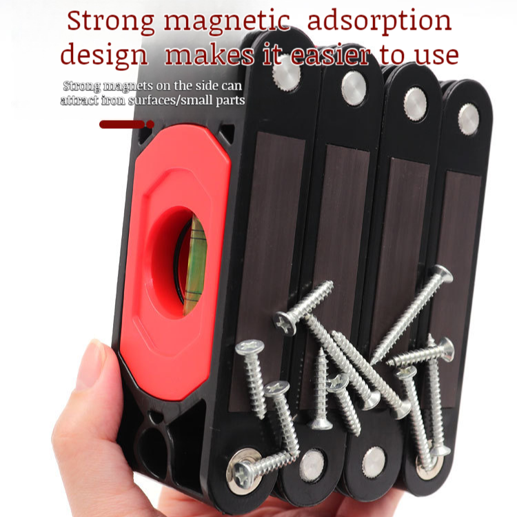 Multiangle corner magnetic balance gauge level ruler