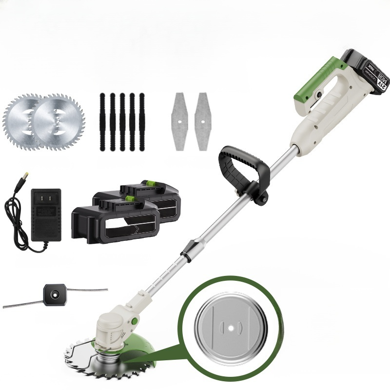 Small home rechargeable lithium mower handheld lawn mower trimming garden weed whacker