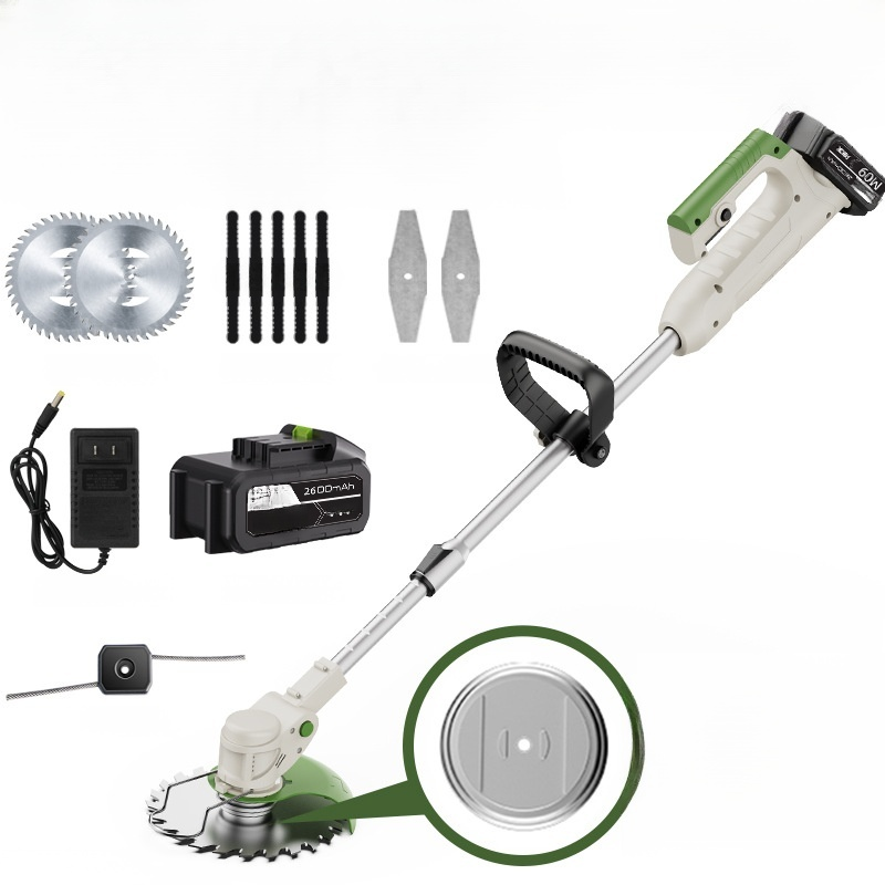 Small home rechargeable lithium mower handheld lawn mower trimming garden weed whacker