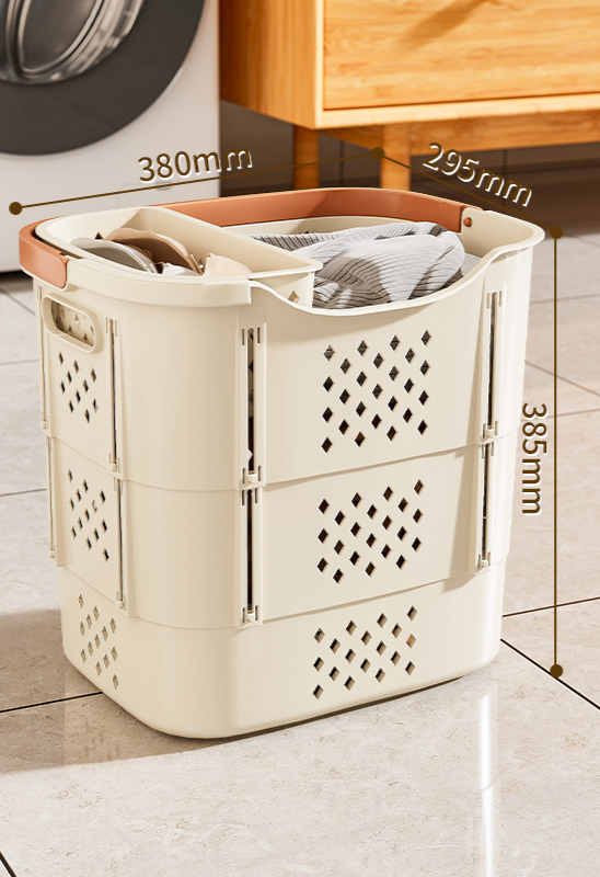 Multilayer largecapacity clothing storage basket