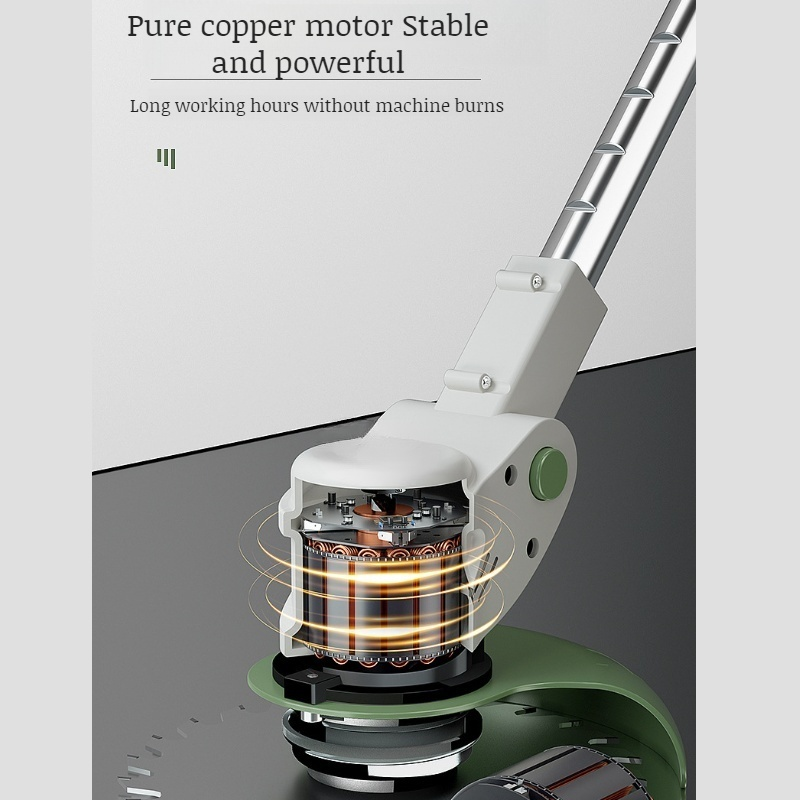 Small home rechargeable lithium mower handheld lawn mower trimming garden weed whacker