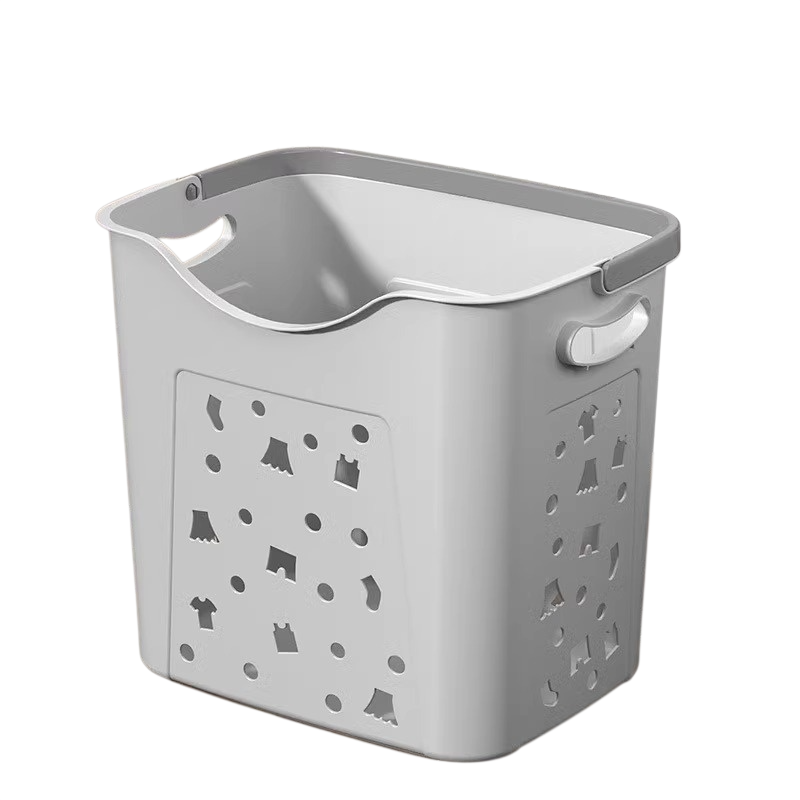 Plastic Dirty Laundry Basket Clothes  Basket Bathroom Storage Bucket Toys Clothes Laundry Basket