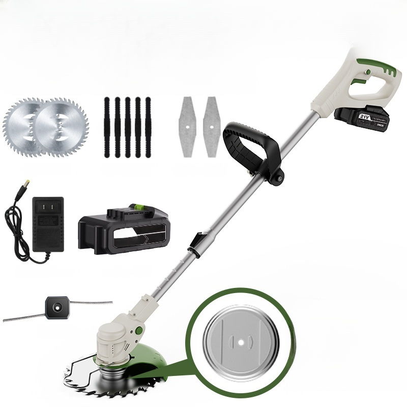 Small home rechargeable lithium mower handheld lawn mower trimming garden weed whacker