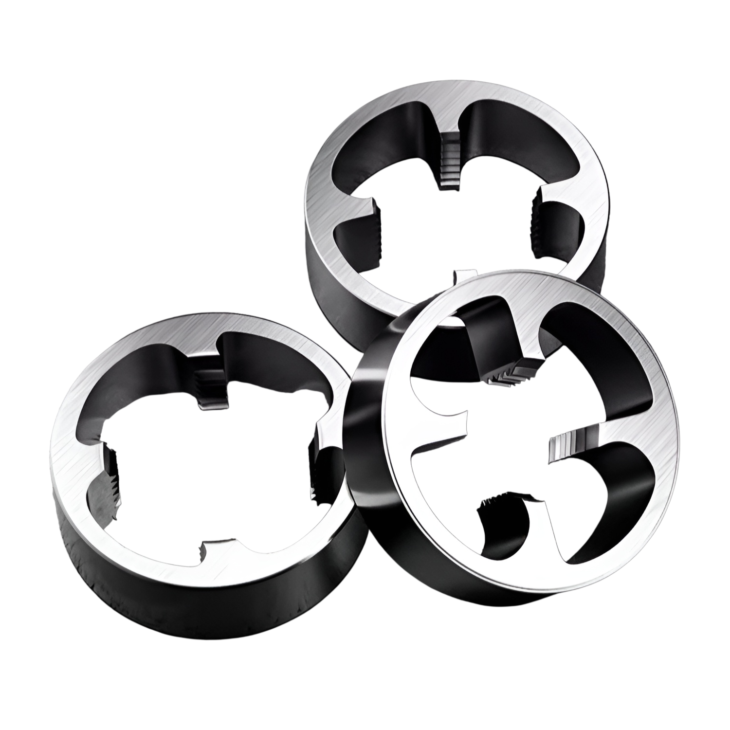 Piece set of plastic pipe sockets Set of tools threaded manual plate teeth cone water pipe sockets