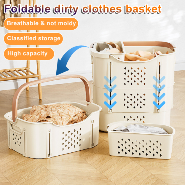 Multilayer largecapacity clothing storage basket