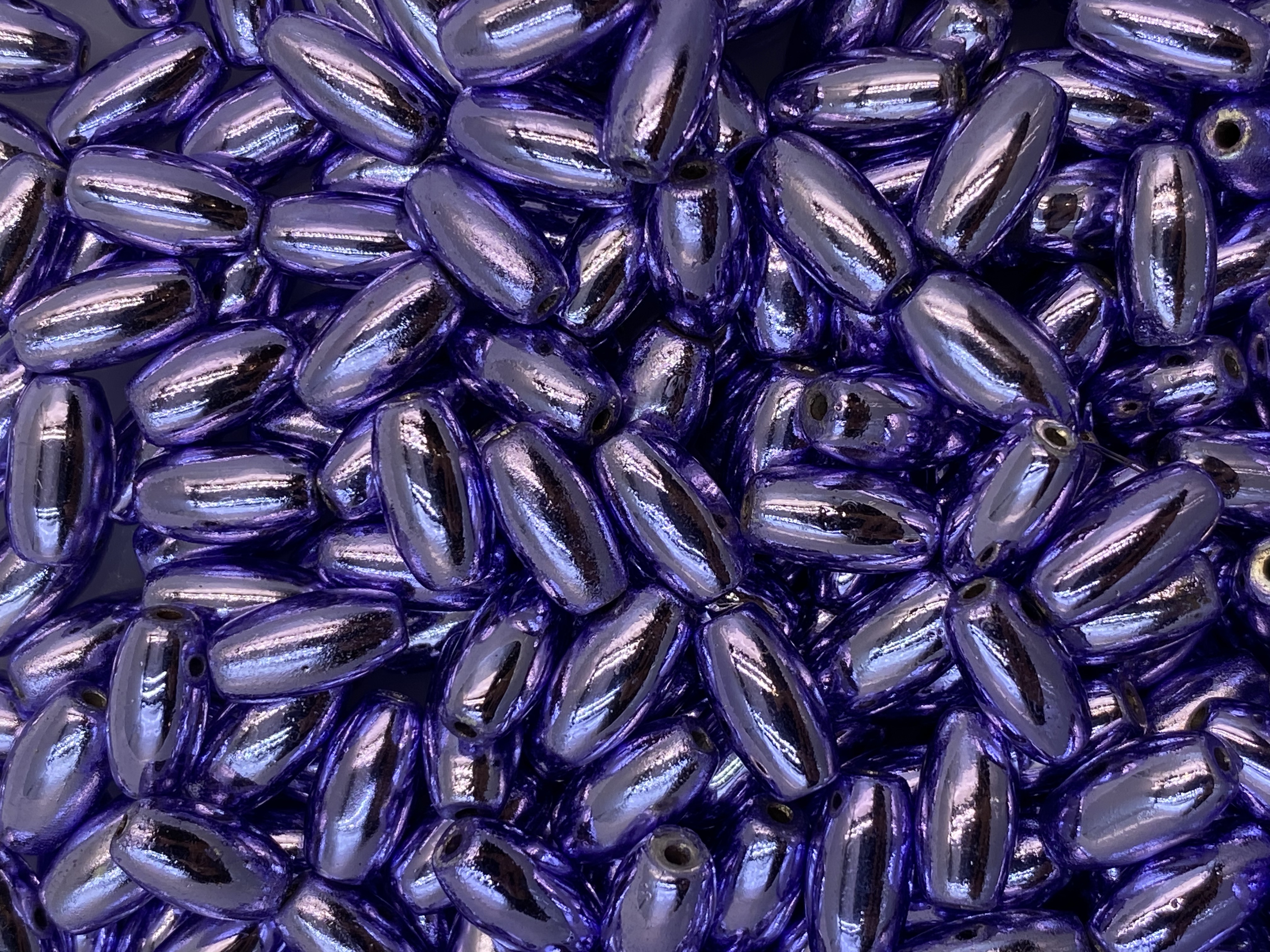 Purple Hematite Rice shape