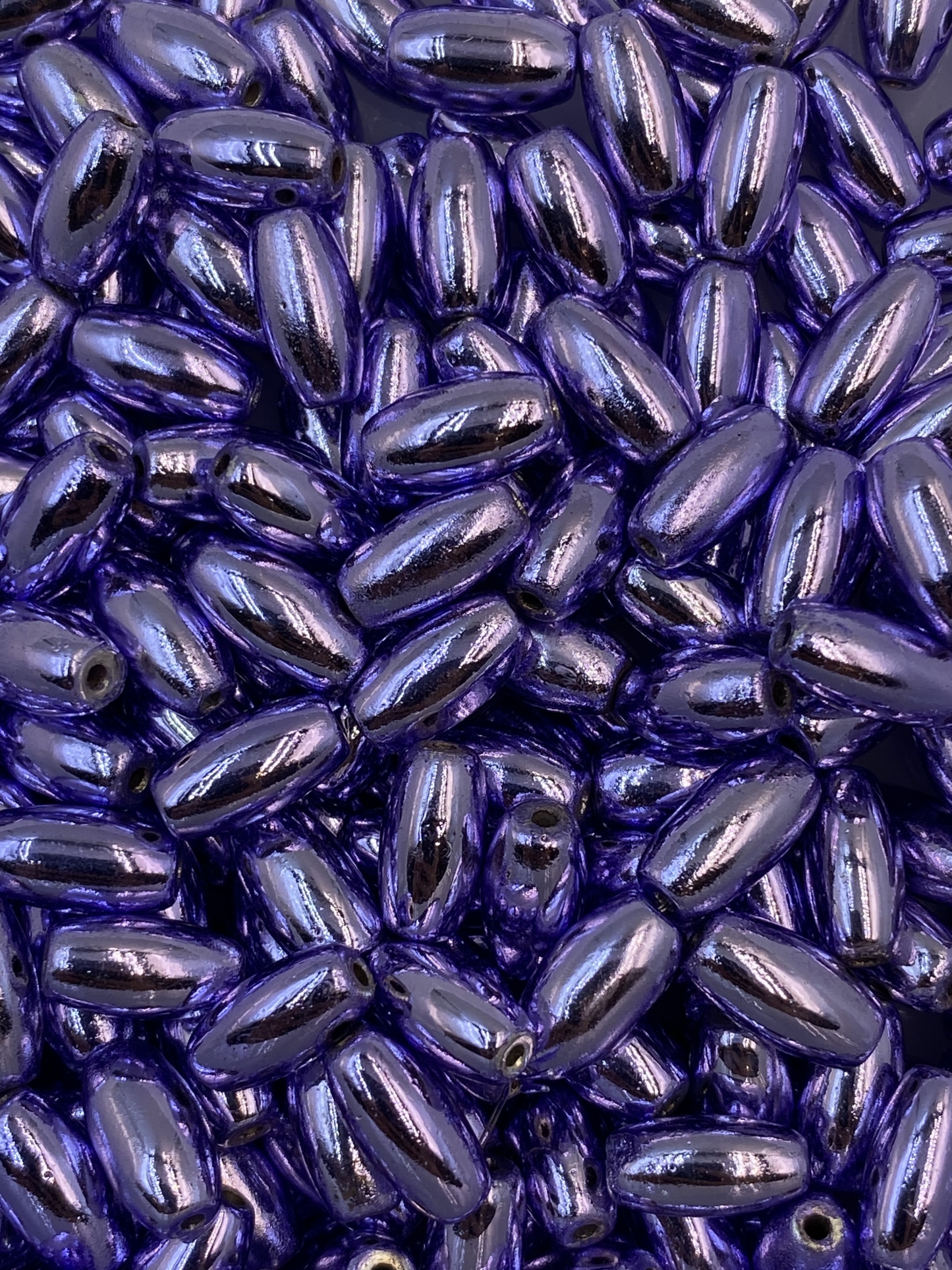 Purple Hematite Rice shape