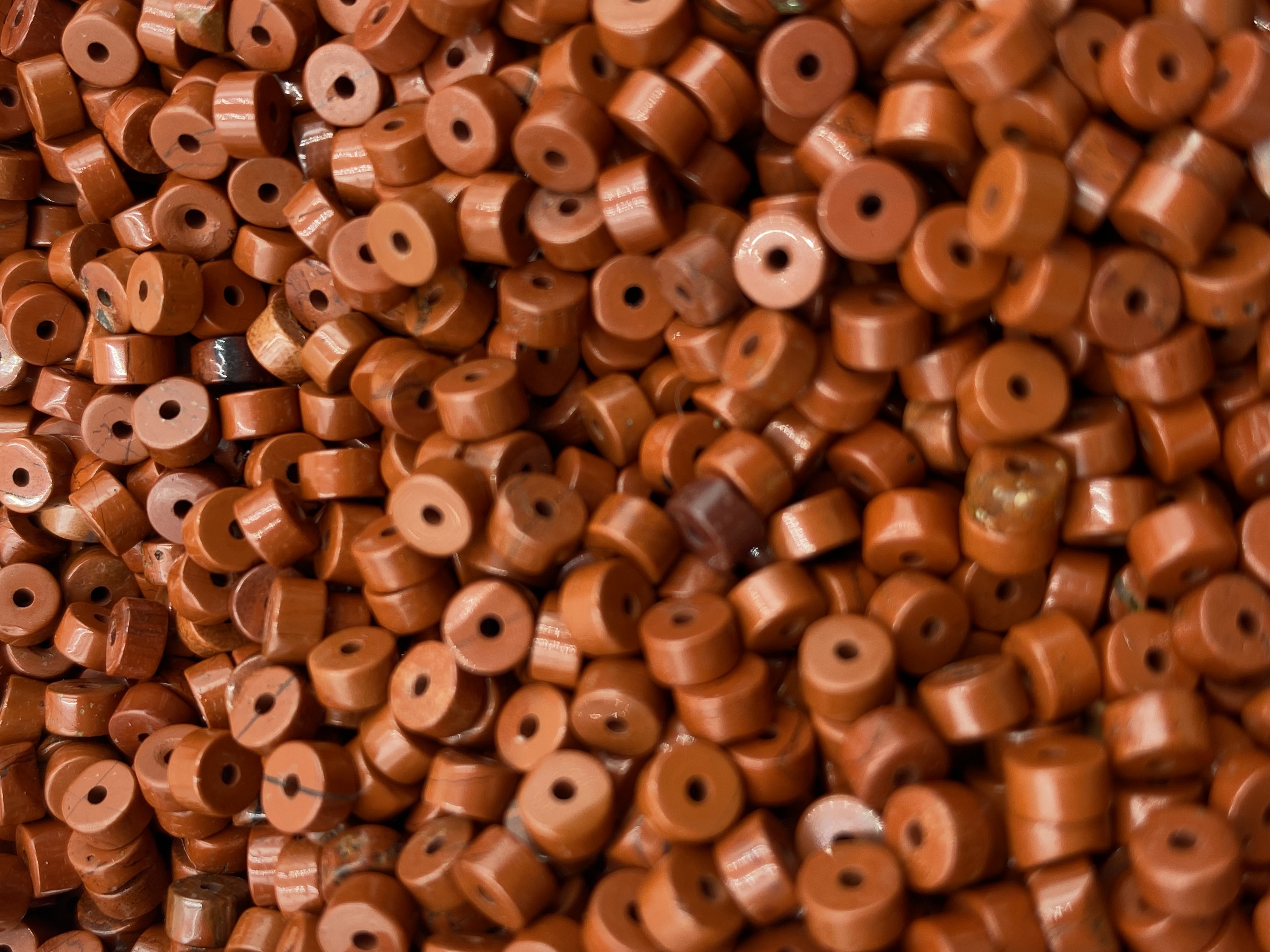 Red Jasper Wheel Shape