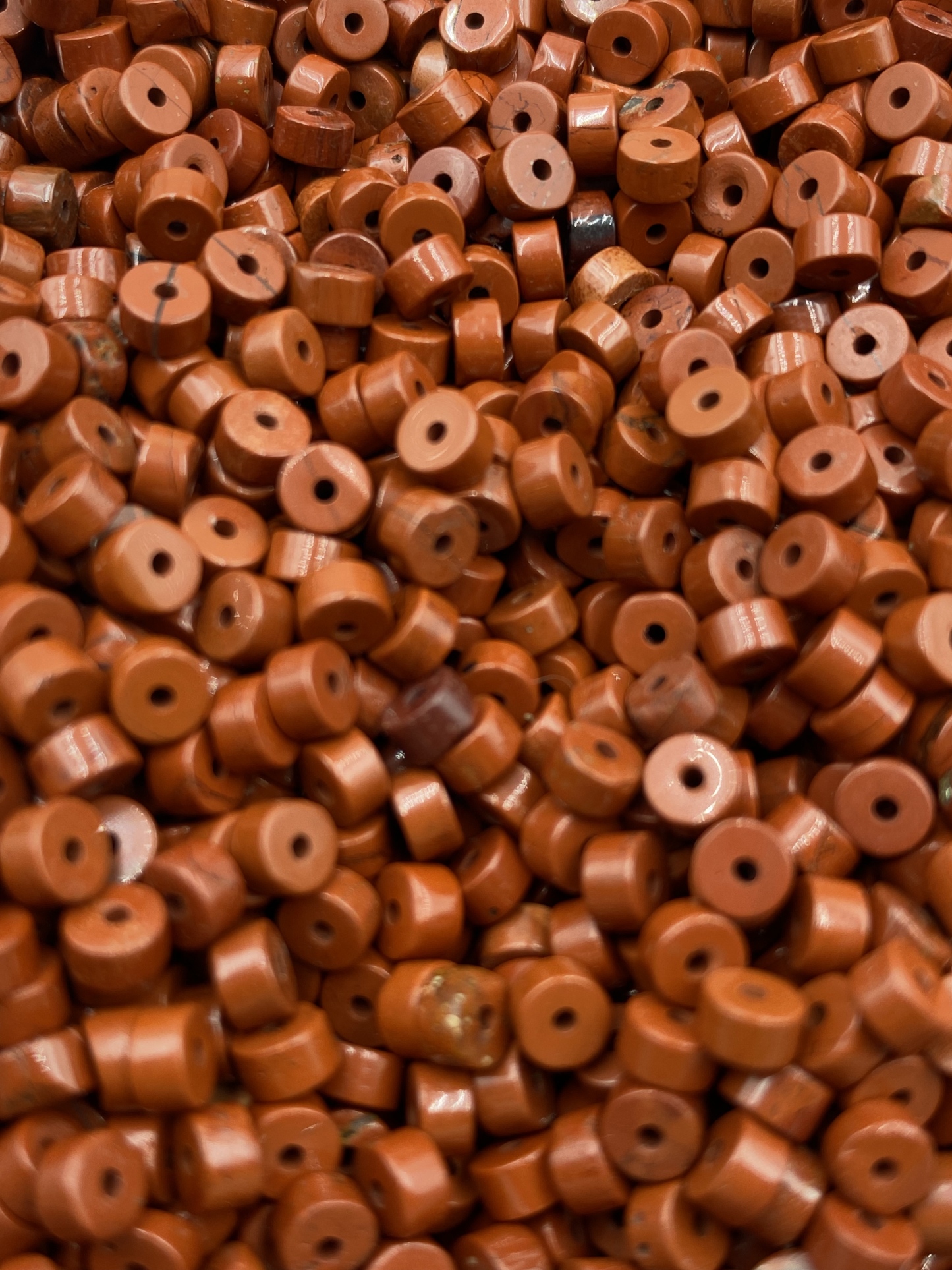 Red Jasper Wheel Shape