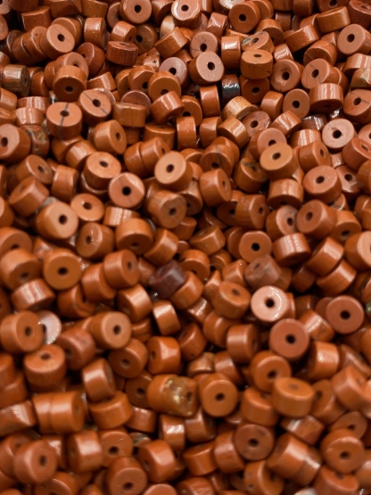 Red Jasper Wheel Shape