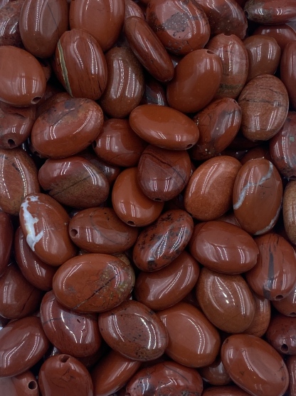 Red Jasper Pebble Shape