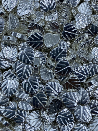 Silver Hematite Leaf Shape