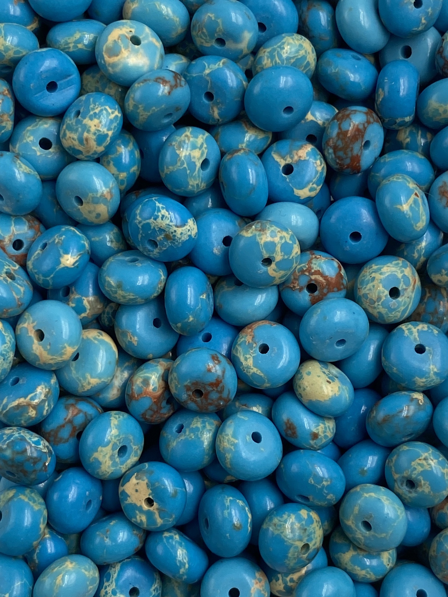 Blue Marshmallow Donut Shape