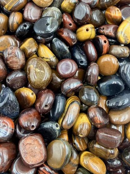 50.Golden Tiger Eyes Nugget Shape