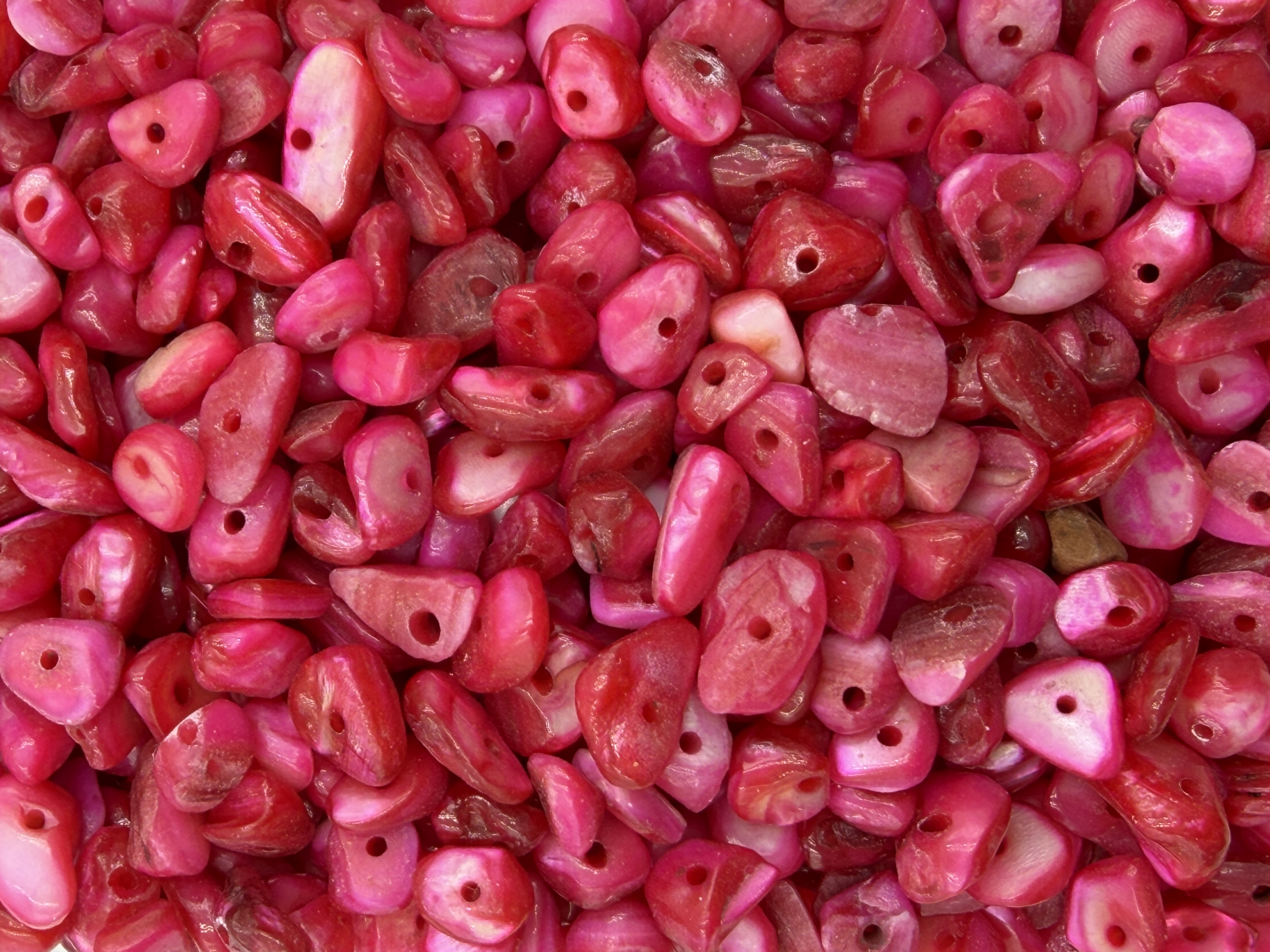 59.Raspberry Pink Chips Shape