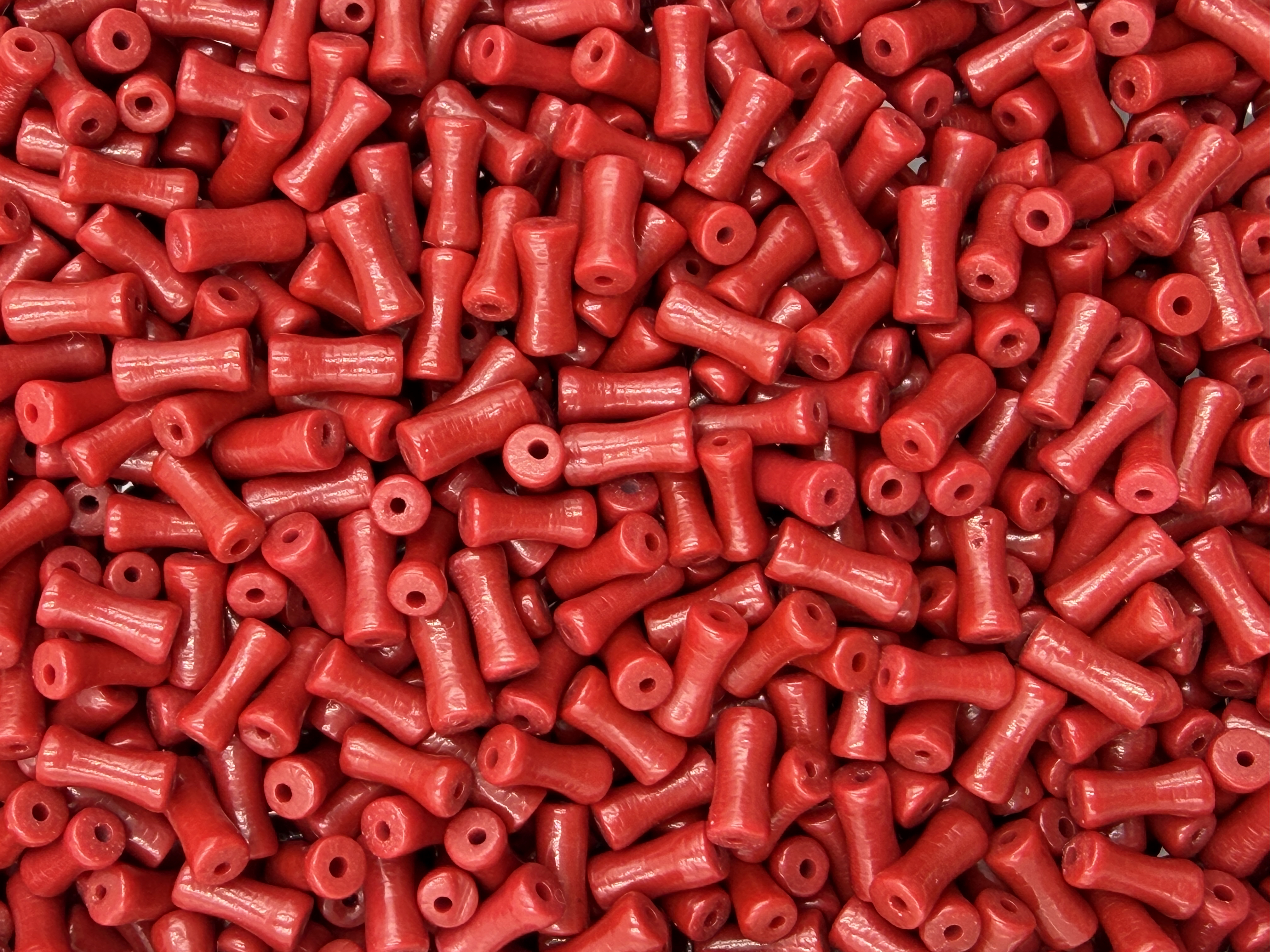 62.Red Nail Shell Bamboo Shape