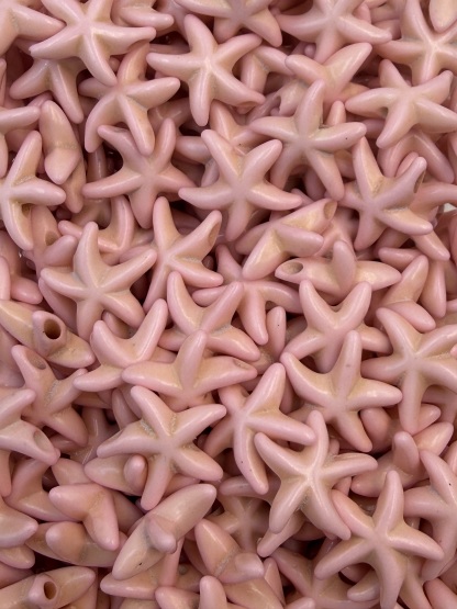 64.Pink Ocean Turquoise Star Fish Shape