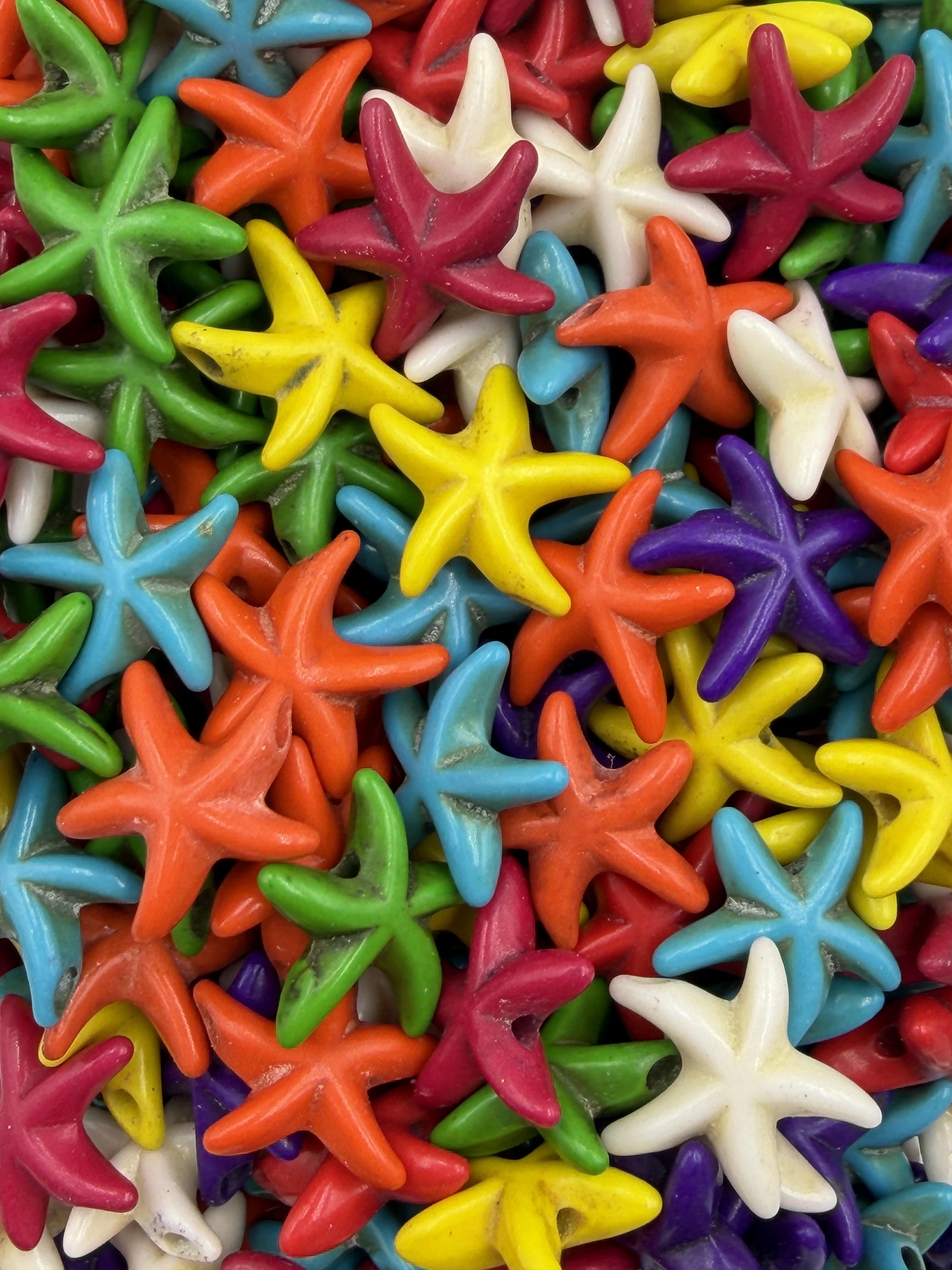 69.Rainbow Turquoise Starfish Shape